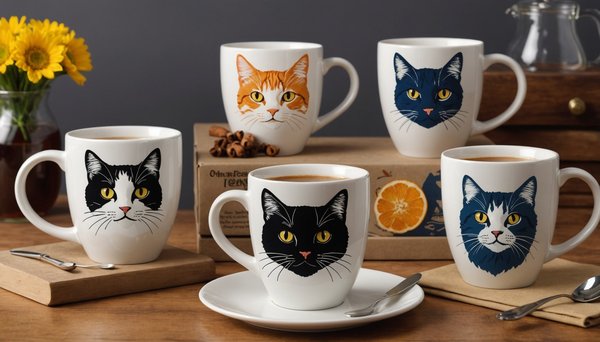 Éveillez vos sens avec nos charmantes tasses chat !